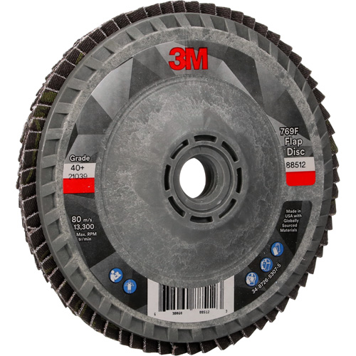 769F Quick Change Flap Disc, 4-1/2" x 5/8"-11, Type 27, 40+ Grit, Ceramic Ottawa Fastener Supply