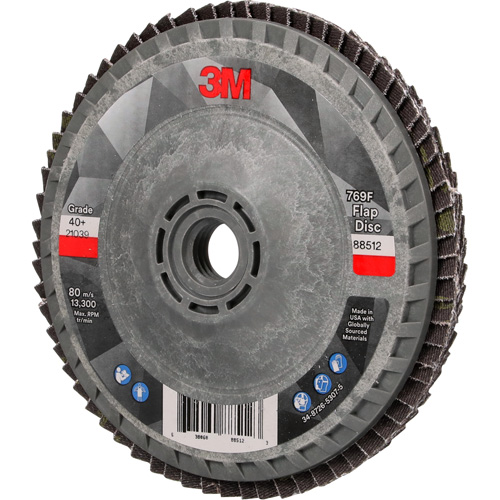 769F Quick Change Flap Disc, 4-1/2" x 5/8"-11, Type 27, 40+ Grit, Ceramic Ottawa Fastener Supply