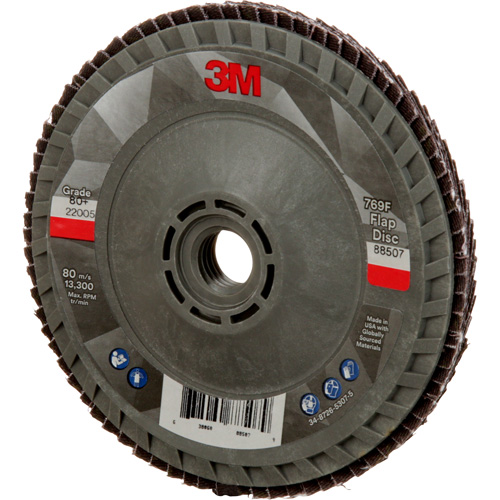 769F Quick Change Flap Disc, 4-1/2" x 5/8"-11, Type 29, 80+ Grit, Ceramic Ottawa Fastener Supply