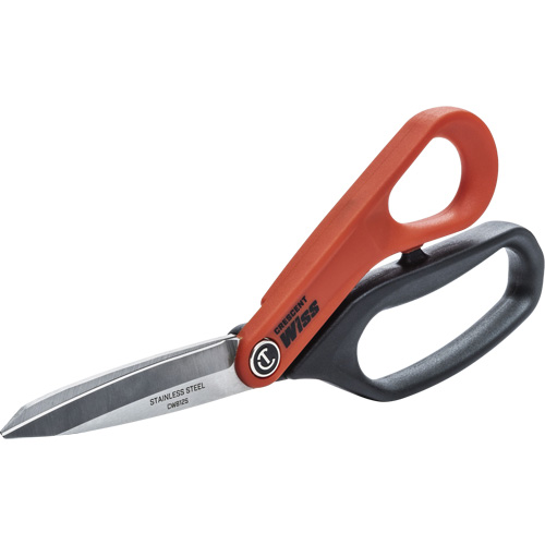 Stainless Steel All Purpose Tradesman Shears, 8-1/2", Rings Handle Ottawa Fastener Supply