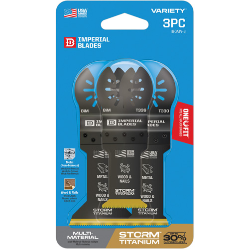 Jeu de lames en titane pour le m&eacute;tal et le bois Storm One Fit Ottawa Fastener Supply