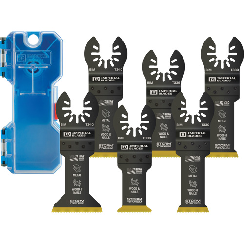 Jeu de lames en titane pour le m&eacute;tal et le bois Storm One Fit Ottawa Fastener Supply