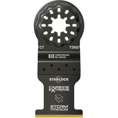 Lame en titane pour le m&eacute;tal Carbide Extreme Storm Starlock Ottawa Fastener Supply