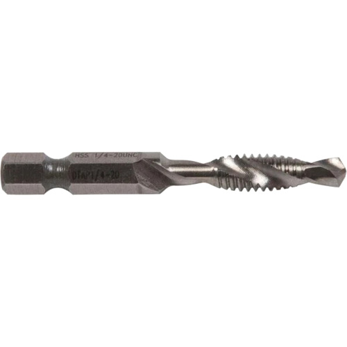 Foret/taraud, 1/4", Acier rapide Ottawa Fastener Supply