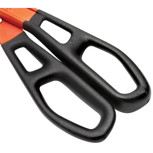 Cisaille d'&eacute;tain en aluminium dentel&eacute; de 13" avec poign&eacute;e tremp&eacute;e, Longueur de coupe de 3", Coupe Droit Ottawa Fastener Supply