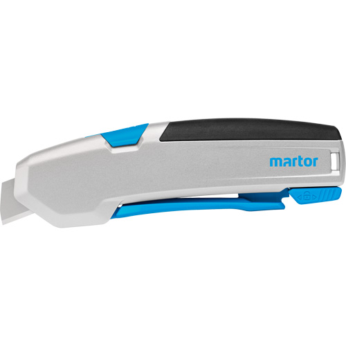 Secupro 625 Retractable Safety Knife with Short Blade, 15 mm, Heavy-Duty, Aluminum Handle Ottawa Fastener Supply