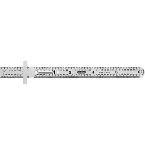 Industrial Precision Flexible Ruler, 6" L, Steel Ottawa Fastener Supply