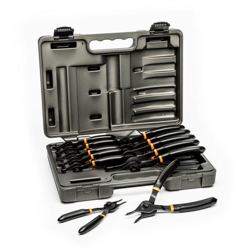 12-Piece Fixed Tip Convertible Snap Ring Plier Set Ottawa Fastener Supply