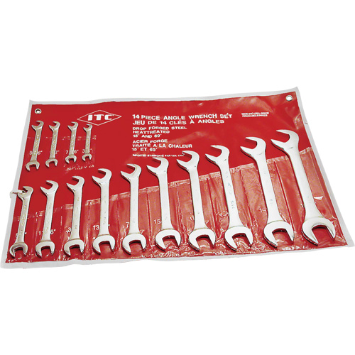 IACW-14 Jeu de cl&eacute;s &agrave; angle 60° et 15°, Ouverte, 14 morceaux, Imp&eacute;rial Ottawa Fastener Supply