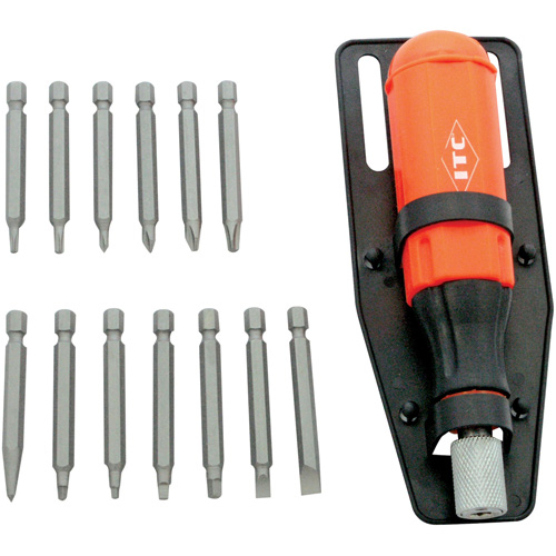 15-Piece Multi-Bit Screwdriver Set, Plastic Handle Ottawa Fastener Supply