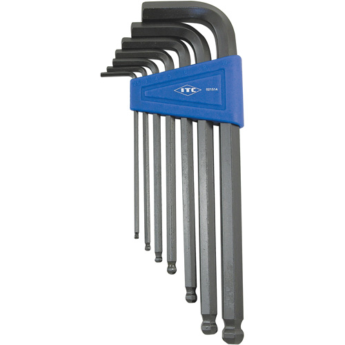 Ball Nose Hex Key Set, 7 Pcs., Metric Ottawa Fastener Supply