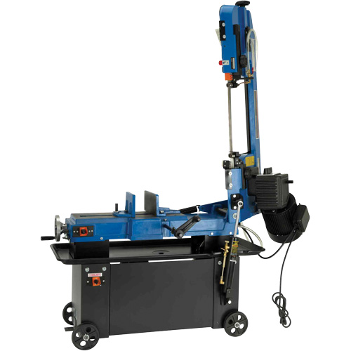 JHVG-712 Metal Bandsaw, Horizontal, 7" Round and 7" x 12" Rectangular Cutting Capacity Ottawa Fastener Supply