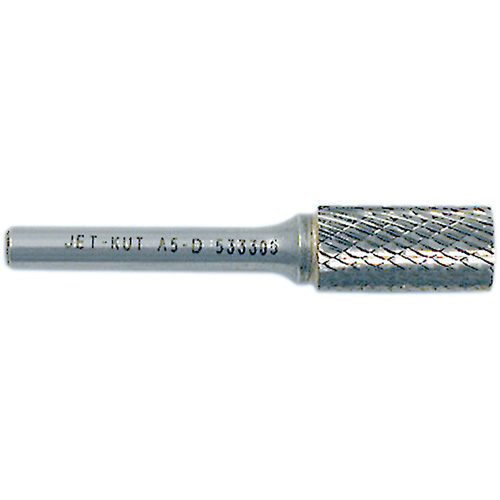 JET-KUT Cylindrical Shape Bur, 1/4" Dia., 1/4" Shank, 5/8" Depth of Cut Ottawa Fastener Supply