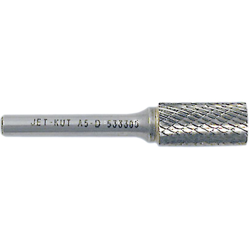 JET-KUT Cylindrical Shape Bur, 3/8" Dia., 1/4" Shank, 3/4" Depth of Cut Ottawa Fastener Supply