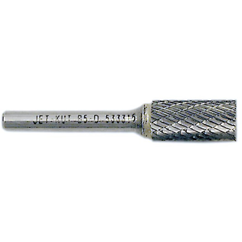JET-KUT Cylindrical Shape Burr with End Cut, 3/8" Dia., 1/4" Shank, 3/4" Depth of Cut Ottawa Fastener Supply