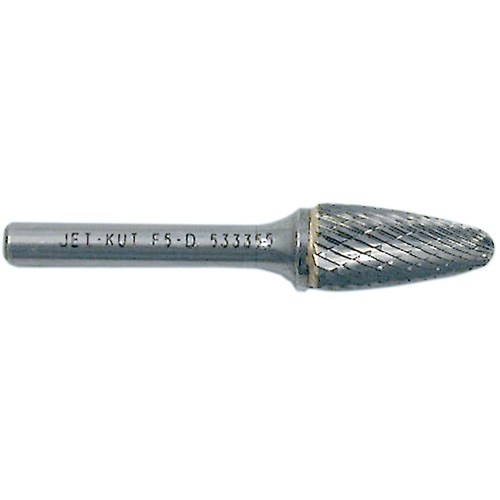 Fraise arboriforme avec extr&eacute;mit&eacute; arrondie F1-D JET-KUT, 1/4" dia., 5/8" profondeur de la coupe Ottawa Fastener Supply