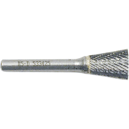 Inverted Cone Shape Burr, 3/8" Dia., 1/4" Shank, 3/8" Depth of Cut Ottawa Fastener Supply