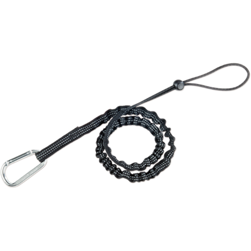 Squids&reg; 3100 Tool Lanyard, Bungee, Carabiner/Loop Ottawa Fastener Supply