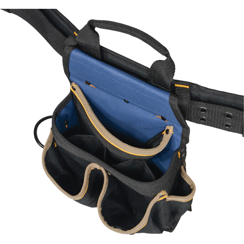 20 Pocket Tool Belt Combo, Polyester, Black Ottawa Fastener Supply