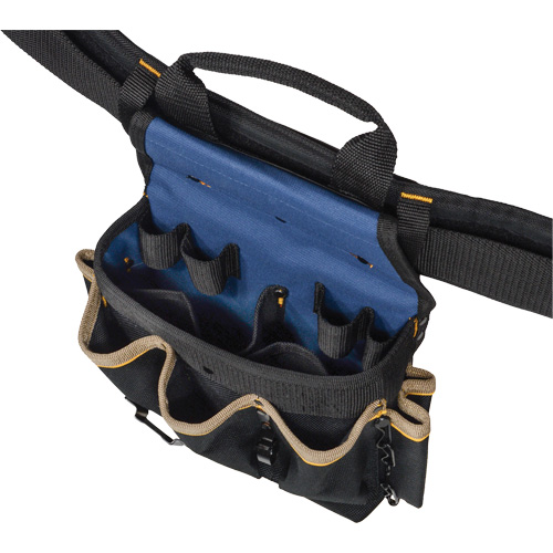 20 Pocket Tool Belt Combo, Polyester, Black Ottawa Fastener Supply