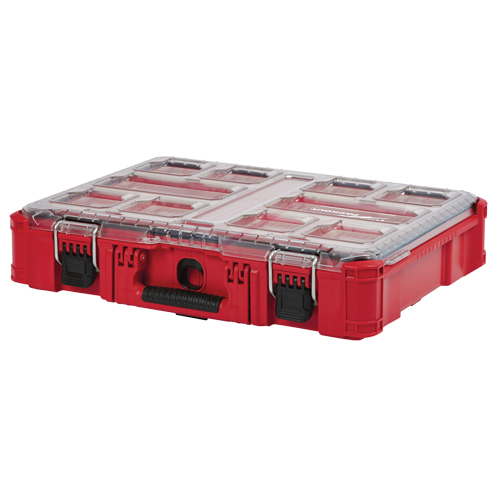 Packout Organizer, 20" x 15" x 5", Black/Red Ottawa Fastener Supply