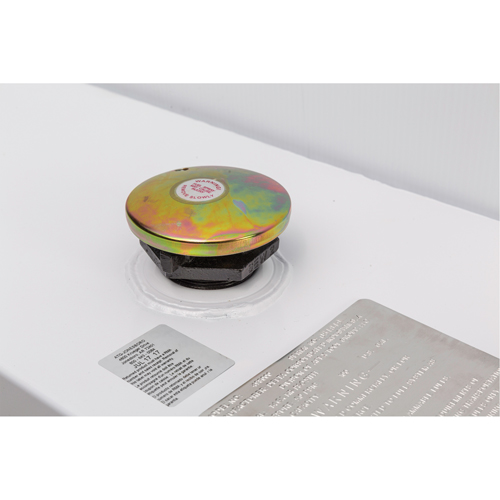 Steel Fuel Transfer Tank, Steel, 100 Gal. Capacity, White Ottawa Fastener Supply