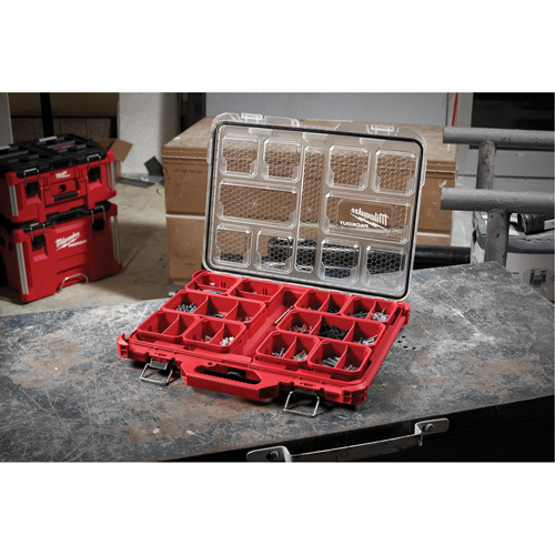 Organisateur profil&eacute; Packout, 19-3/4" x 16-2/5" x 2-1/2", Noir/Rouge Ottawa Fastener Supply