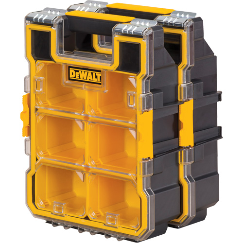 Mid-Size Pro Organizer, 4-1/2" W x 10-1/4" D x 13-3/5" H, Black/Yellow Ottawa Fastener Supply
