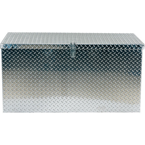Aluminum Treadplate Portable Tool Box, 25-1/16" D x 49-1/4" W x 24" H, Silver Ottawa Fastener Supply