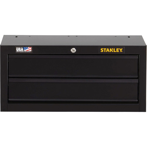 100 Series Middle Tool Chest, 26" W, 2 Drawers, Black Ottawa Fastener Supply