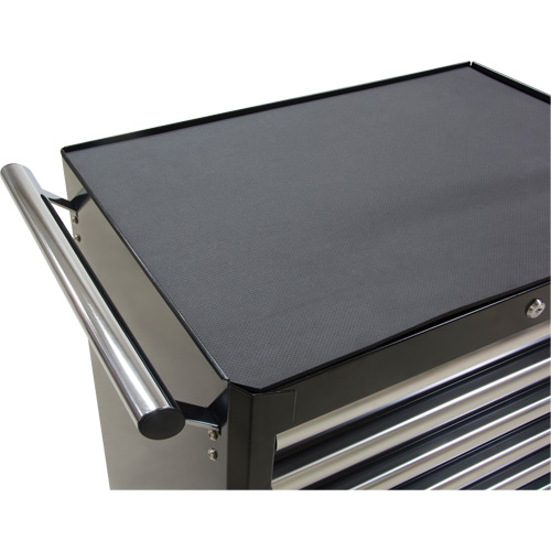 Chariot &agrave; outils industriel, 7 tiroirs, 27" la x 18-3/4" p x 39" h, Noir Ottawa Fastener Supply