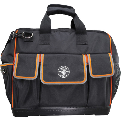 Tradesman Pro Wide-Open Tool Bag, Ballistic Nylon, 42 Pockets, Black Ottawa Fastener Supply