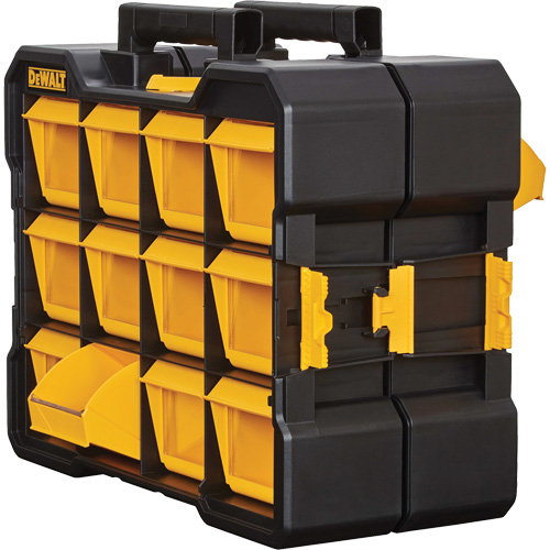 Organisateur Flip-Bin, 3-7/8" la x 17-3/4" p x 13-7/8" h, Noir/Jaune Ottawa Fastener Supply