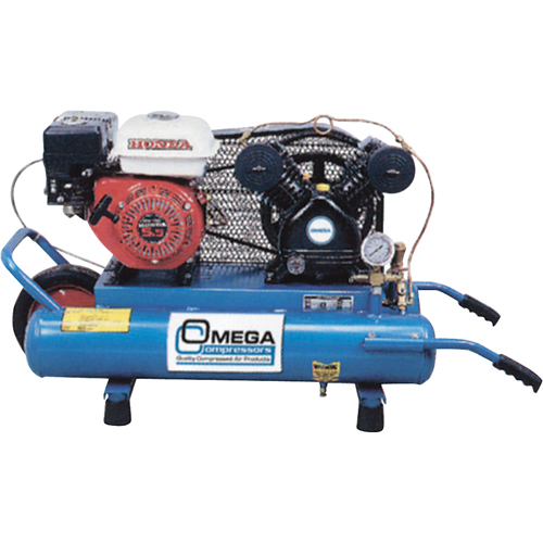 Contractor Series Air Compressors, Gas, 6.6 Gal. (8 US Gal), 125 PSI Ottawa Fastener Supply