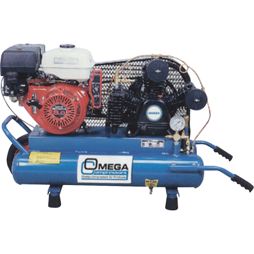 Contractor Series Air Compressors, Gas, 6.6 Gal. (8 US Gal), 175 PSI Ottawa Fastener Supply