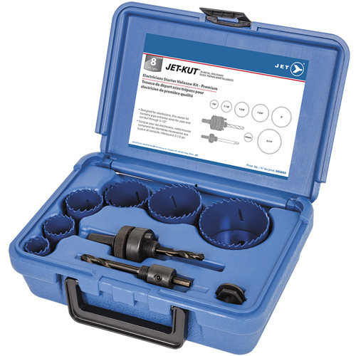 Coffret de scies-cloches haut de gamme pour &eacute;lectriciens, 8 morcea Ottawa Fastener Supply