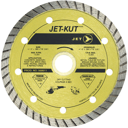 Lame diamant Turbo de premi&egrave;re qualit&eacute; JET-KUT Ottawa Fastener Supply