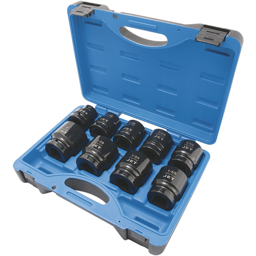 PS901 6-Point SAE Impact Socket Set, 9 Pcs, Impact, 1" Drive Size Ottawa Fastener Supply