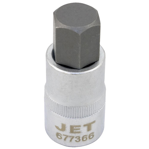Bit Socket, Hex, 14 mm x 2" L, 1/2" Drive Ottawa Fastener Supply