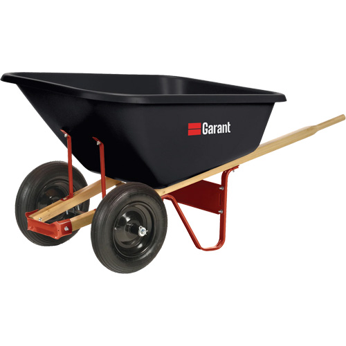 Wheelbarrow, 8 cu. Ft., Polyethylene Tray Ottawa Fastener Supply