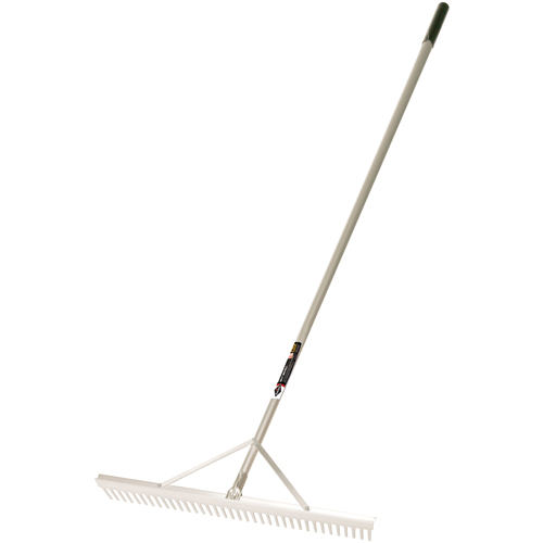 Pro Level Rakes, Aluminum Handle, 36" W, Aluminum Blade, 36 Tines Ottawa Fastener Supply