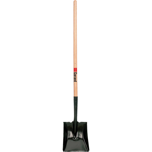 Square Point Shovel, Wood, Tempered Steel Blade, Straight Handle, 42" Long Ottawa Fastener Supply