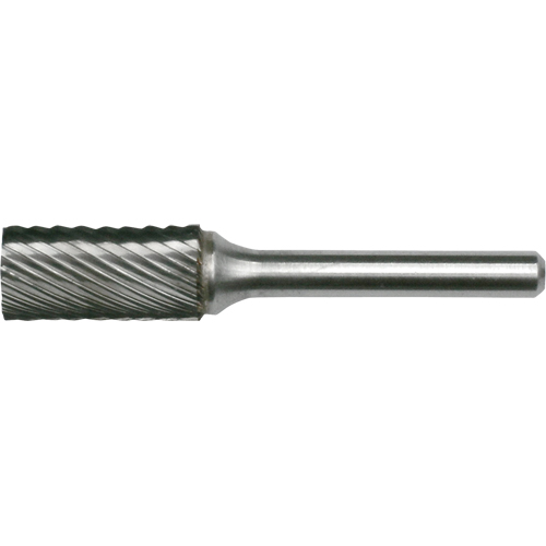 Solid Carbide Burrs - Cylinder Shape with No End Cut, SA-9, 1" Dia., 1/4" Shank Ottawa Fastener Supply
