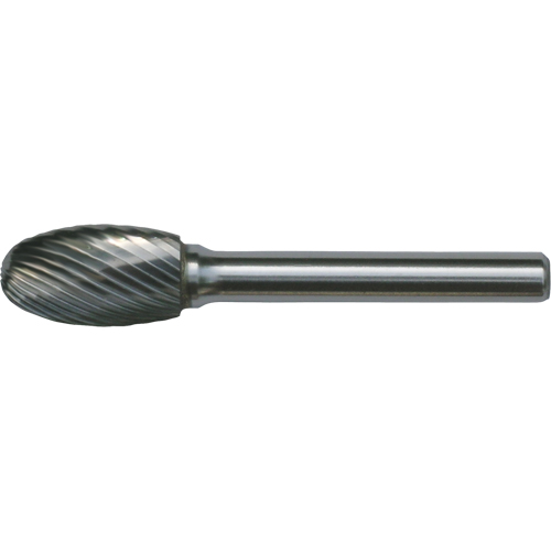 Fraises au carbure solide - Forme ovale, SE-3, 3/8" dia., 1/4" Tige, 5/8" Prof. de la coupe Ottawa Fastener Supply