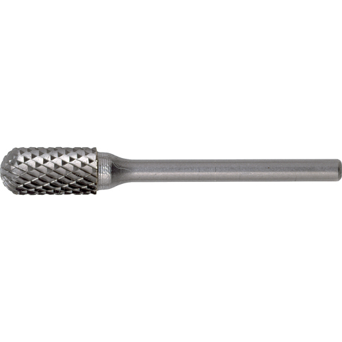 Solid Carbide Burrs - Cylinder Shape with Ball Nose, SC-6, 5/8" Dia., 1" Depth of Cut Ottawa Fastener Supply