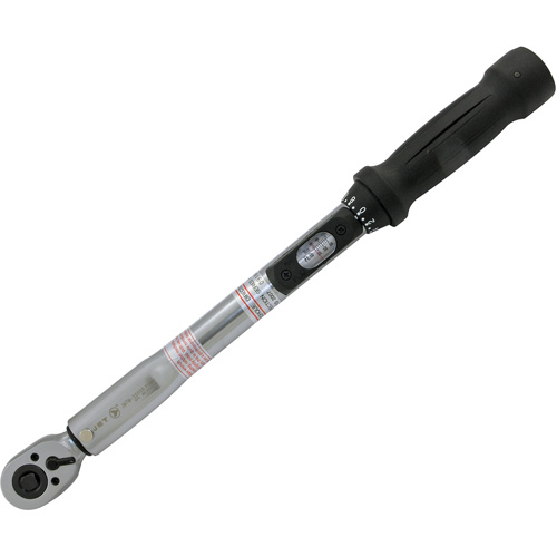Cl&eacute; dynamom&eacute;trique &agrave; t&ecirc;te fine pour usage intensif, &agrave; cliquer, Entraînement 3/8" carr&eacute;, 10 - 80 lb-pi Ottawa Fastener Supply