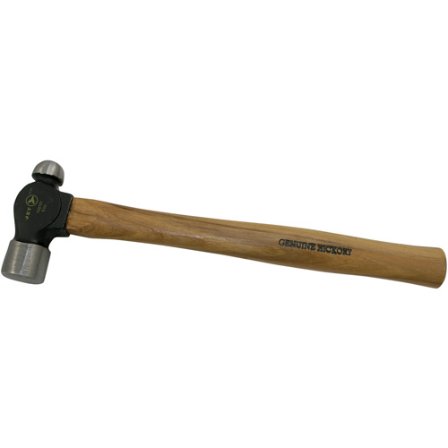Heavy-Duty Ball Pein Hammer, 8 oz. Head Weight, Plain Face, Wood Handle Ottawa Fastener Supply