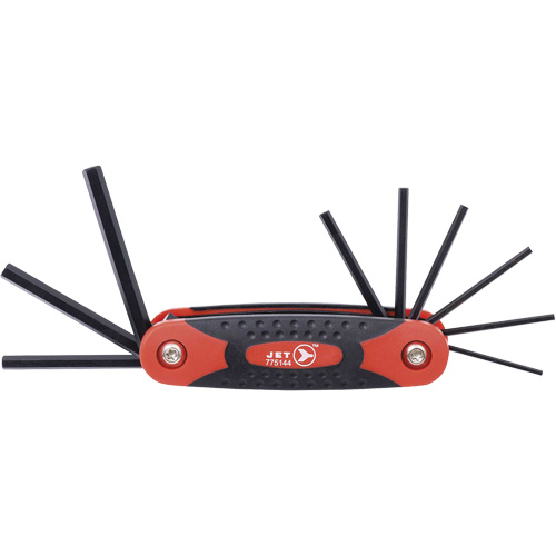 JFHK-9 Folding Hex Key Set, 9 Pcs., Imperial Ottawa Fastener Supply