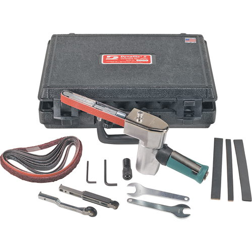 Dynafile&reg; II Abrasive Belt Machines, 1/4" - 3/4", 1/4" NPTF Ottawa Fastener Supply