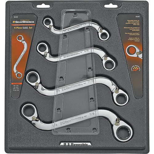 "S" Reversible Wrench Set - 4 Pieces Ottawa Fastener Supply